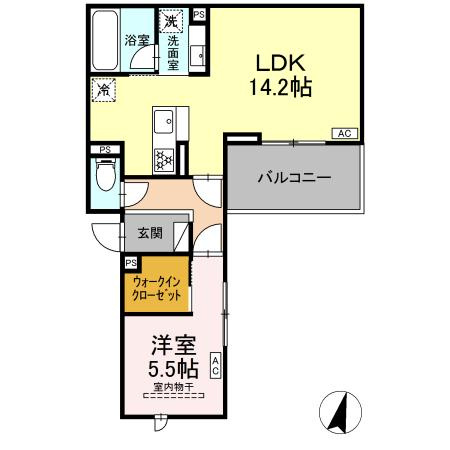 【間取り】 | D-avance井田 B棟