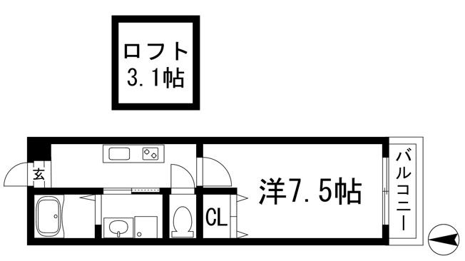 【間取り】 | レジデンス石橋