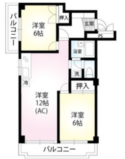 【間取り】 | ジュネス東和第二 | 間取りです。