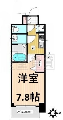 【間取り】 | プレサンスジェネ千種内山