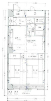 【間取り】 | グランドール根岸 | 間取りです。