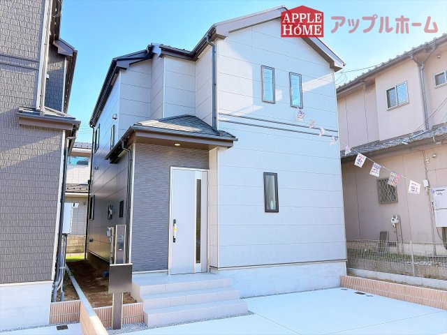 [新築住宅] 北本市東間 第6 全2棟の外観|☆内覧可能☆アップルホームでは物件のメリットデメリットお客様の立場にたちお伝えさせていただきます！いつでもお気軽にお問合せOKです！TEL「0120-466263」