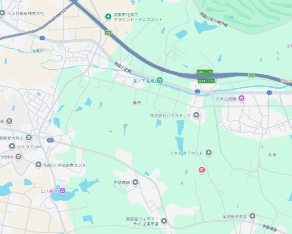 加東市藤田　第4期　新築一戸建ての地図