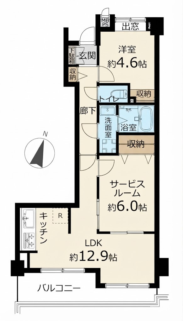 ライオンズガーデンつつじヶ丘の間取り