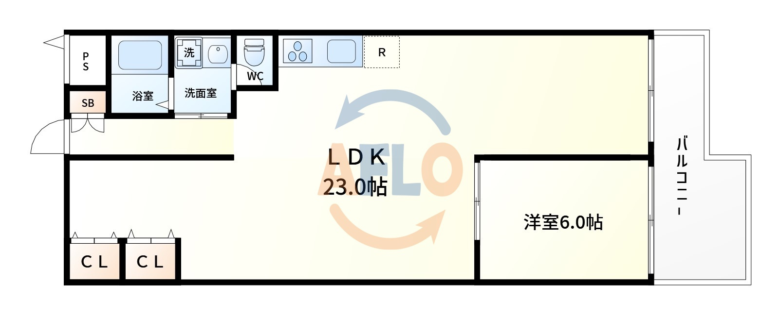 ドルミ堂島　福島小学校区の間取り|ドルミ堂島　間取り
