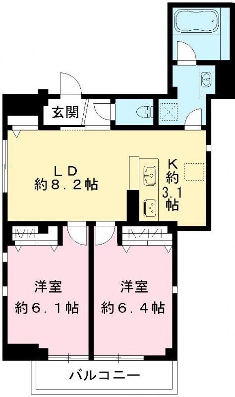 ココン　ヴェルデの間取り|間取りです。