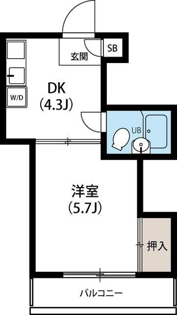 エクセルハナブサの間取り
