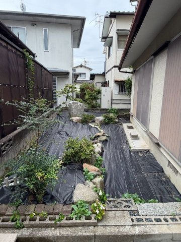 津田新町戸建の庭