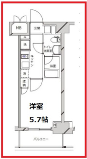 【間取り】 | ライジングプレイス堀切