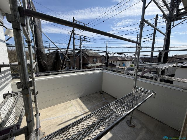 秦野市東田原　中古戸建のバルコニー