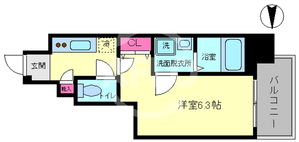 エスリード大阪ドームシティの間取り|エスリード大阪ドームシティ　間取り