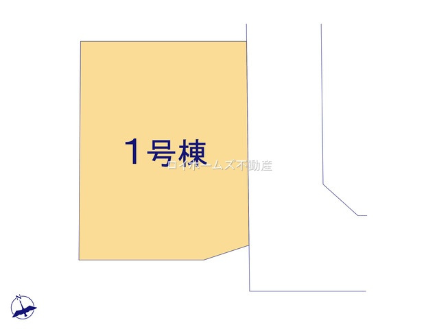 【区画図】 | 津島市喜楽町46-3『仲介料無料』新築戸建て | 1号棟
