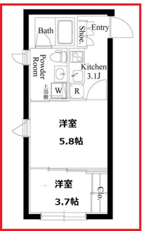 【間取り】 | シーエルケー東十条
