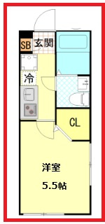 【間取り】 | シーエフジオーレ町屋