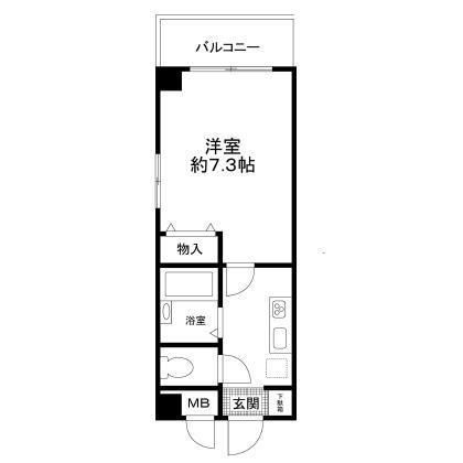 エクセレント新橋の間取り|間取りです。