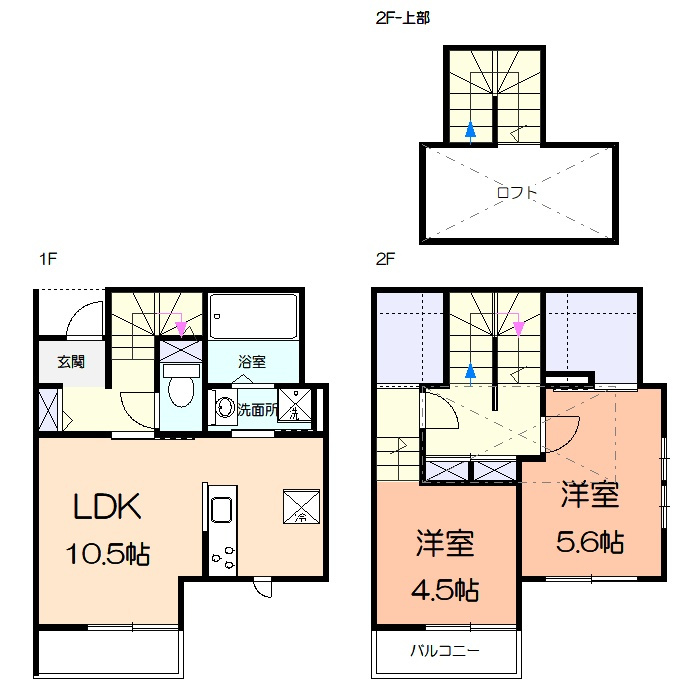 アメニティー高津区上作延APの間取り