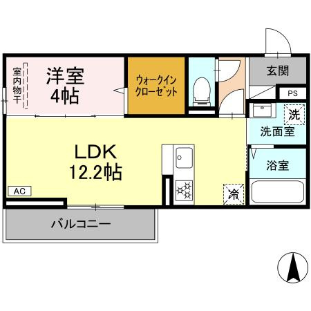 D-ROOM西長瀬の間取り