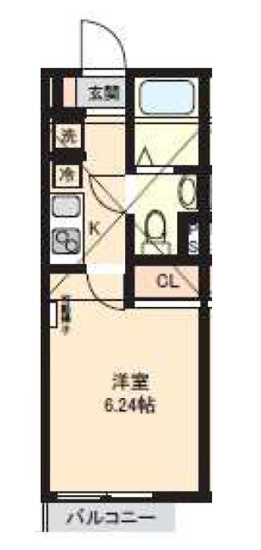 ソレム開雲の間取り