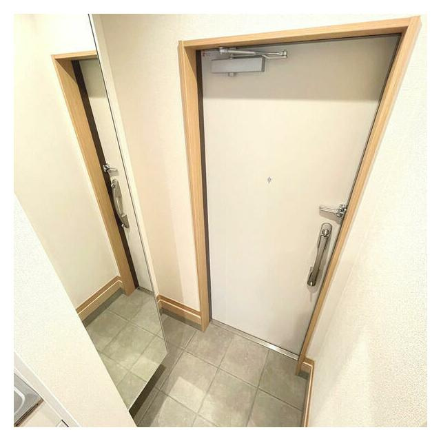 アムールあざみ野の玄関