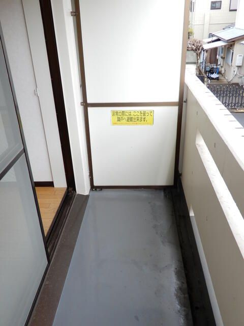 アクネス大泉のバルコニー