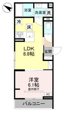 【間取り】 | D-Sereno宮戸