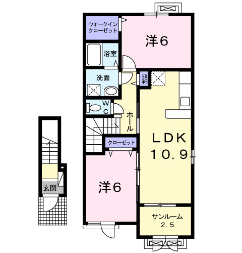 コスメニアの間取り