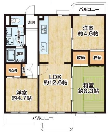 特典：仲介手数料が無料です!!の間取り