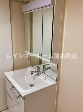 ディアレストステージ船橋の独立洗面台