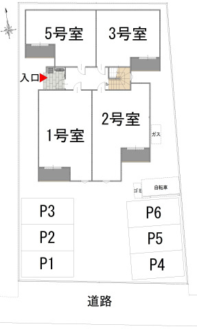 仮称)REGALEST 富田3の区画図