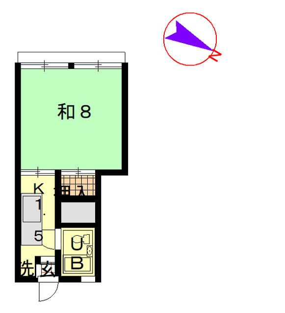 サンワコーポの間取り