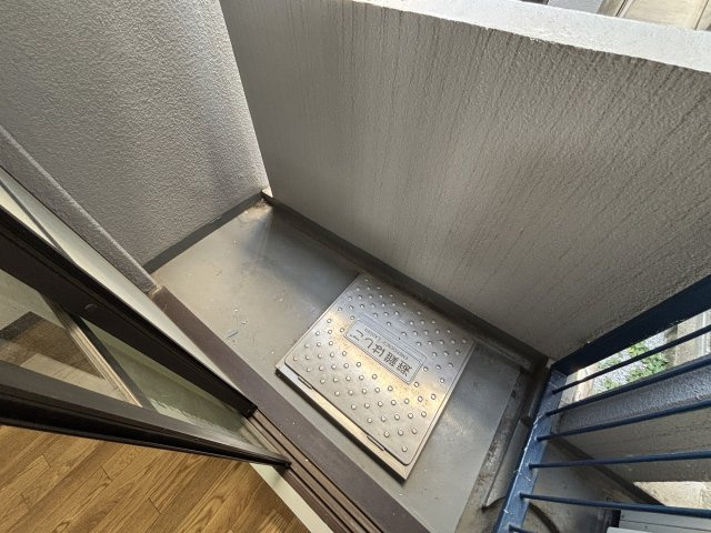 牛込パークハイツのバルコニー