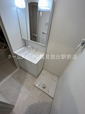 大阪市鶴見区緑１丁目の賃貸マンションの洗面所