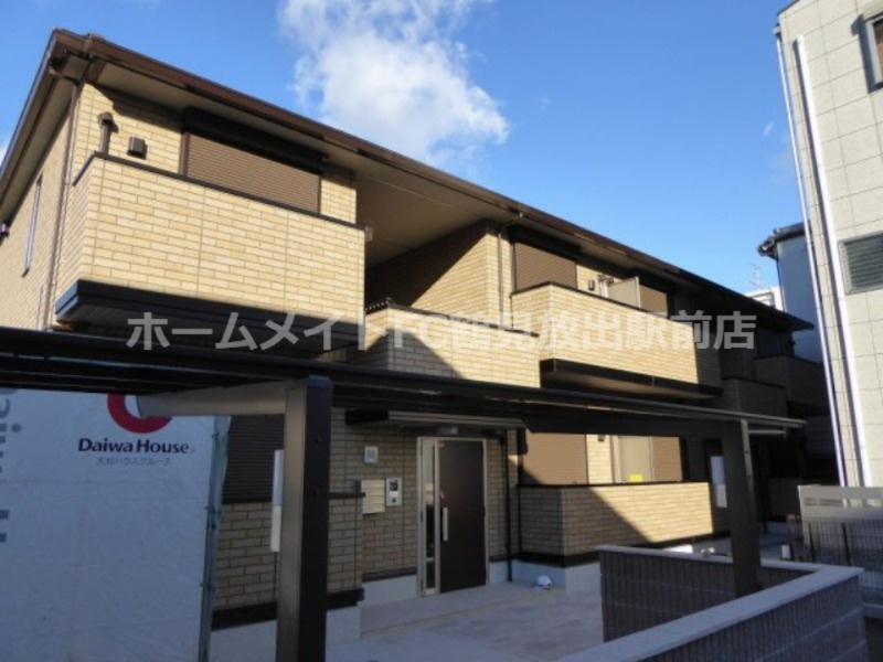 大阪市城東区諏訪２丁目のハイツの外観
