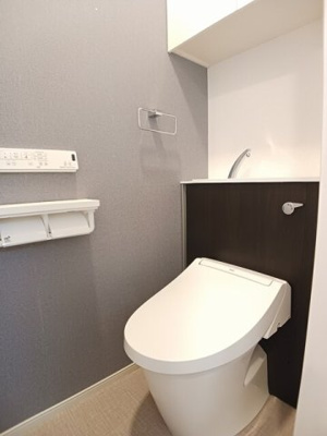 【トイレ】 | ベルメール大蔵海岸 | 清潔感のあるトイレです