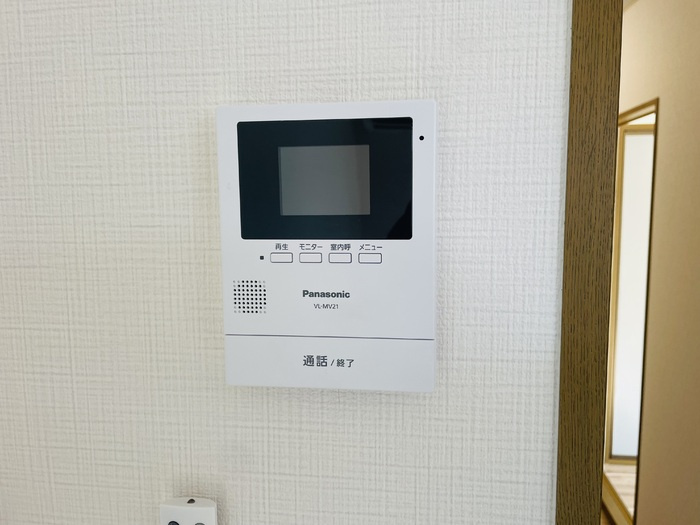 ハイツ末武 Ⅱ棟のセキュリティ|☆ご来客を確認できるTVモニターホン♪