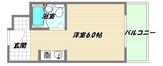 大阪市東淀川区西淡路１丁目の賃貸マンションの間取り