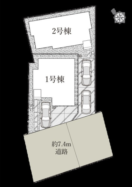 千葉市稲毛区穴川２丁目０１期の区画図