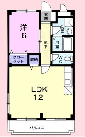 レジデンスKの間取り