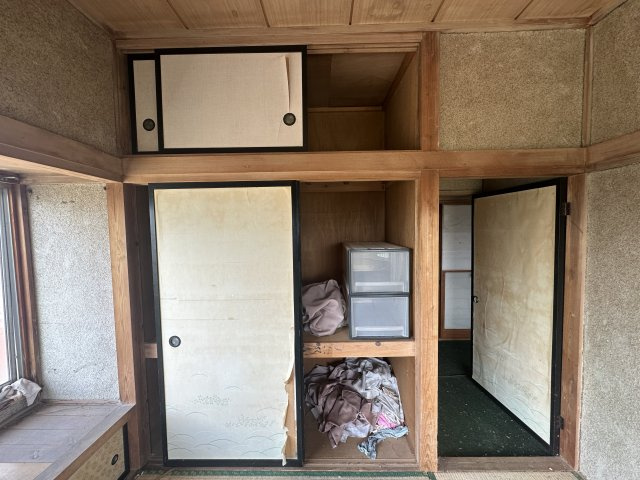 自由なDIYや作業場に◎福島県本宮市白岩字塩ノ崎の収納|収納力のある押入れスペース。季節の衣類や道具類もスッキリ収まる