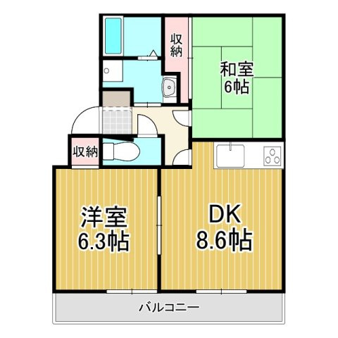 サンビレッジ上郷 C棟の間取り