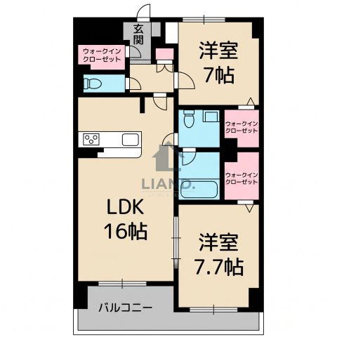 ラ・シルフィード博多駅南　東住吉小学校区の間取り|ラ・シルフィード博多駅南