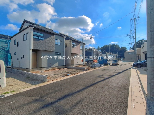 さいたま市見沼区南中野ガーデンパーク3期の前面道路含む現地写真