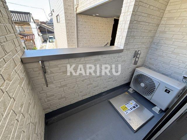 マイティーダ矢田のバルコニー