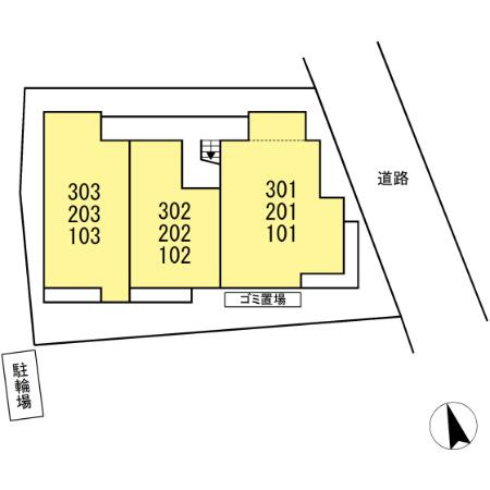 D-RESIDENCE府中西府町の区画図