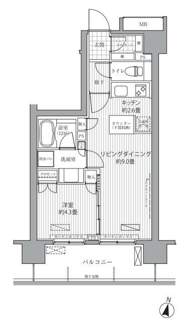 ＴＨハイム鷺宮の間取り