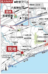 二宮町第1新築戸建の地図|周辺地図です