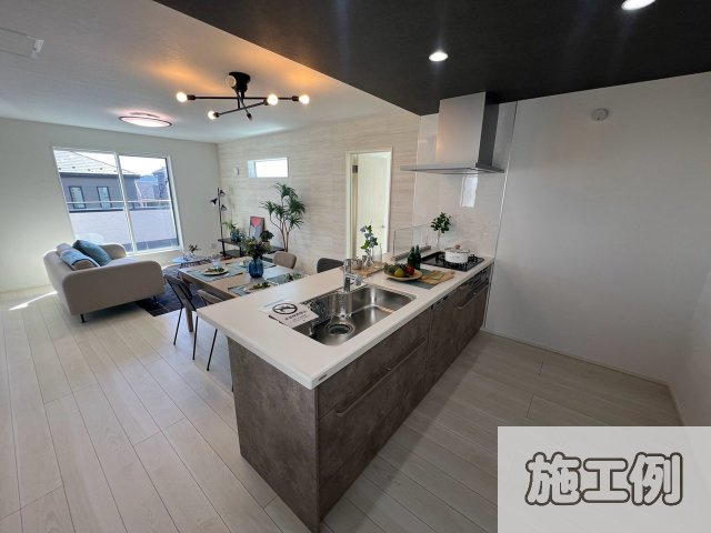 二宮町第1新築戸建のキッチン|同施工会社の完成現場（イメージ写真）