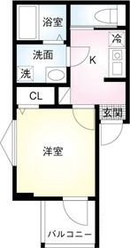 ｎｏｒｔｈ　ｃｒｅｓｔの間取り|間取りです。