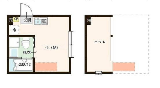 フルハウスの間取り|間取りです。