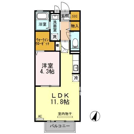 ルミエール梅園の間取り